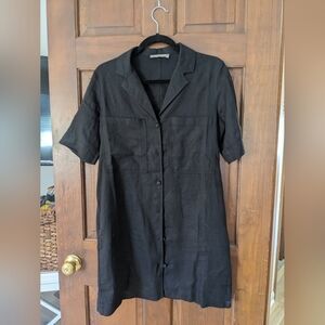 Everlane black shirt dress - xs